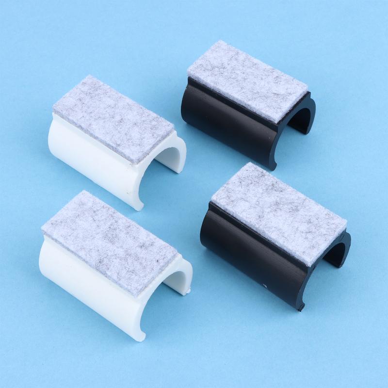 10 Pezzi Proteggi Gambe Sedia a Forma di U 19/22/25mm Antiscivolo Riduzione del Rumore Tappi Gambe Sedia Proteggi Pavimento in Feltro Accessori per Mobili