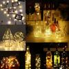 2M Solar Cork String Lights Cork Bottle Cork Lamp Strings  Holiday Lamp