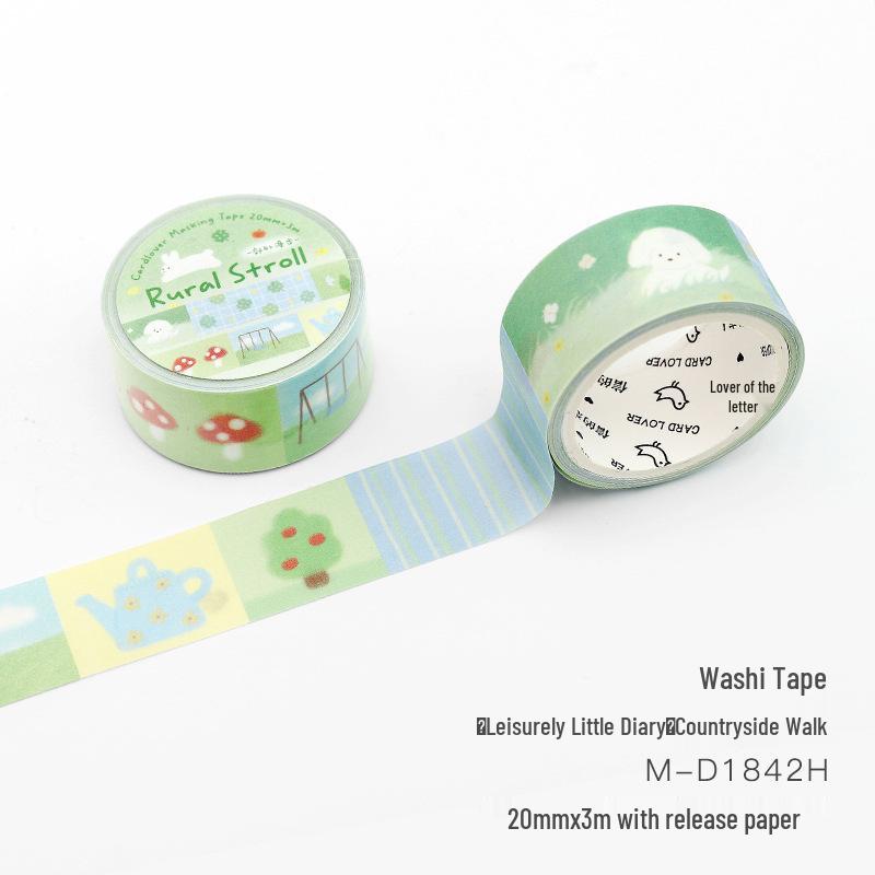 Xin s Lover Washi Tape - Little Diary Fresh Illustration Series