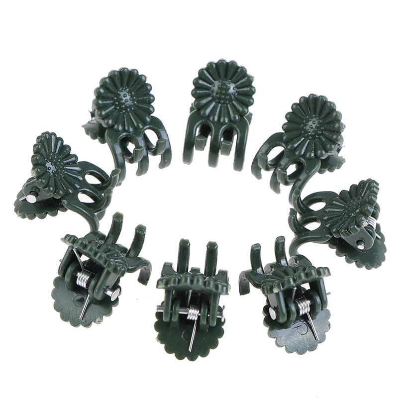 50Pcs Plant Fix Clips Orchid Stem Vine Support Flowers Tied Branch Clamping