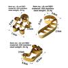 Christmas Stainless Steel Biscuit Cutter Mold Gingerbread Man Christmas Socks Cutting Mold Party Baking Supplies Pastry Making