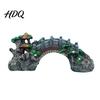 Non-Toxic Fish Accessories Aquarium Bridge Ornament Arch Miniature Tank Decor DIY Garden Mini Model for Terrarium Fairy Aquatic Life Safe Ornament
