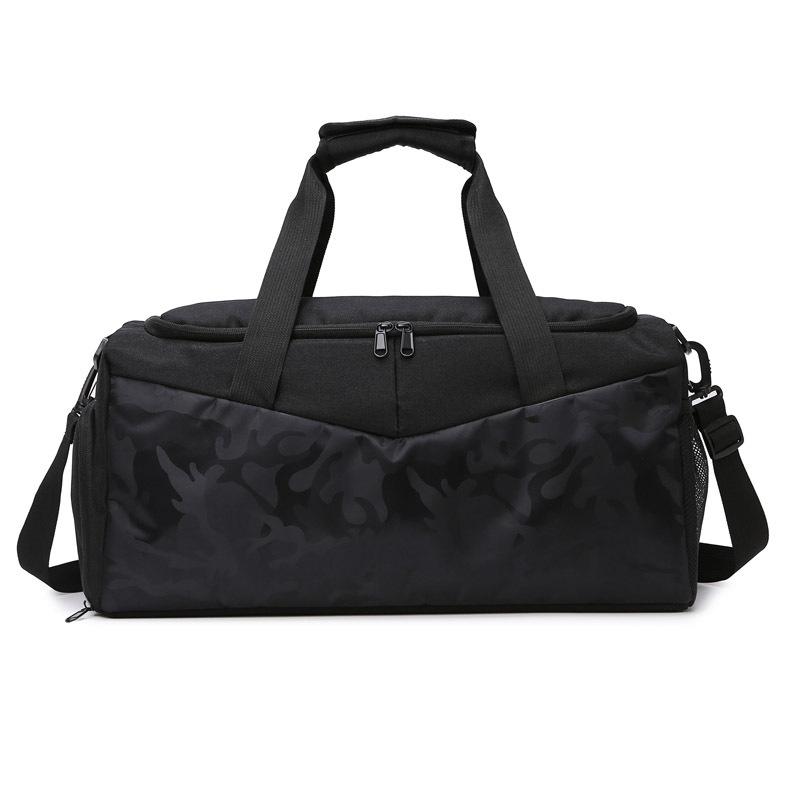 Personalized Niche Design, Large Capacity Portable Travel Bag, Dry and Wet Separation Belt Shoe Bin Fitness Bag Can Be Used for Pulling Rod