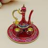 Xinjiang Bazaar Handicrafts Metal Wine Pot & Jewelry Box Set – Home & Office Decor, Birthday and Wedding Favors
