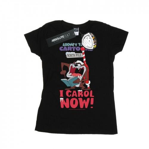 Looney Tunes Womens/Ladies Taz I Carol Now Cotton T-Shirt