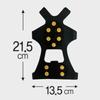 10-Pin Urban Spike Crampons Anti-Slip Grip On Snow and Ice (1 Pair)