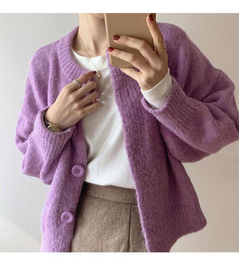 Damen Doppelseitiges Samt Langarm Top, Gebürsteter Weißer Rundhalsausschnitt, Koreanischer Stil für Herbst und Winter.