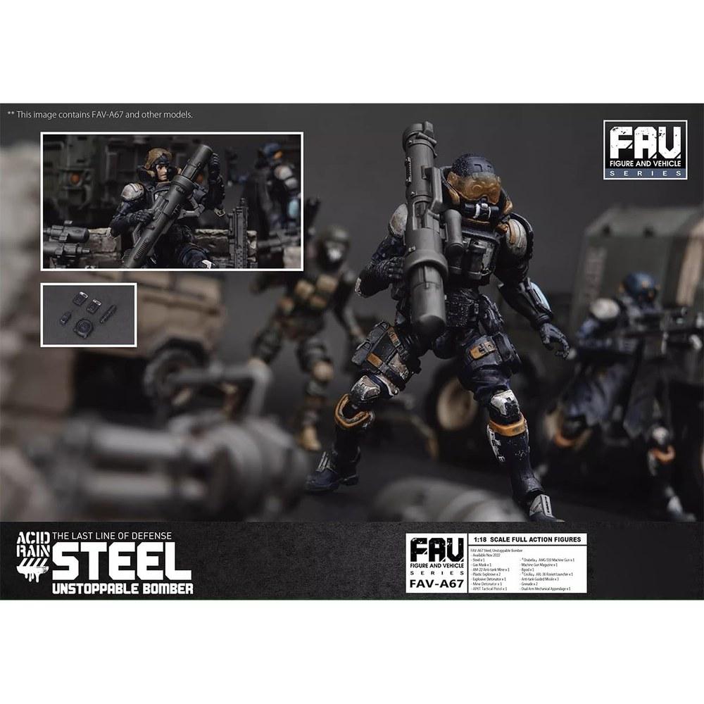 HiPlay Toy Alliance 1/18 Acid Rain FAV-A67 Steel All-Purpose Bomber Articulated Figure Painted
