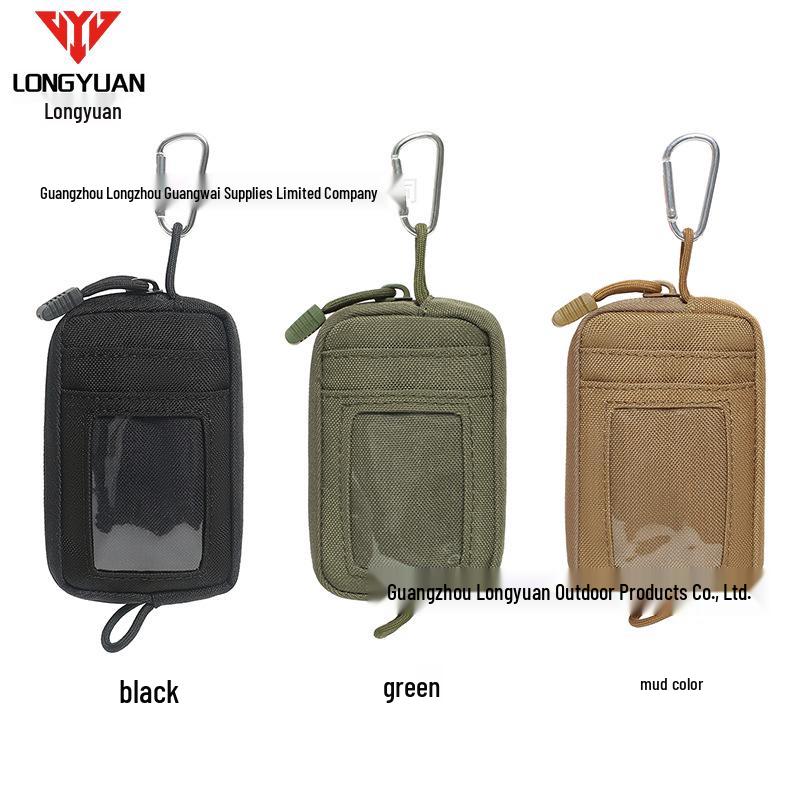 Tactical EDC Waist Bag: Multi-Functional Card Holder & Coin Pouch for Outdoor Travel