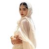 Soft Natural Fiber Head Cover Shawl Wrap Versatiles Unisex Shawl Scarf For Outdoor Activity And Travel
