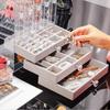 Multi Level Jewelry Tray Jewelry Display Stand Bracelets/Necklaces/Bangles Holder Transparent Jewelry Storage Box