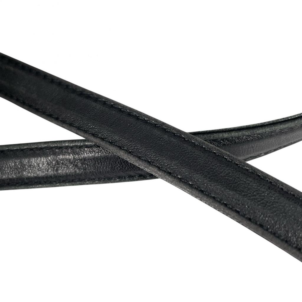 PRADA Triangular logo Tote Bag black Women used