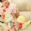 Cartoon Snake Plush Dolls 24CM Snake New Year Mascot Fashion Snake Stuffed Toy  Home Decor