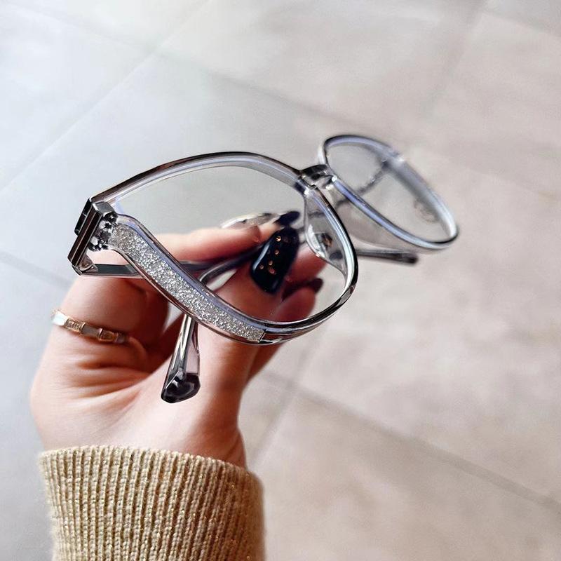 Korean Style Man Eyeglasses  Material Stylish Women'S Glasses Frames Blue Light Blocking Computer Glasses