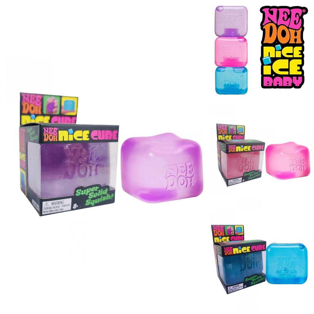Stress Relief Needoh Nice Cube Sensory Squeeze Toy For Kids And Adults