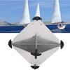 Acouto Reflectors 10pcs Aluminum Octahedral Type Reflectors 12x12 Inches for Sailboats Motorboat