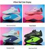 Chaussures de Football Cross New Falcon pour Enfants à Velcro, Crampons Longs Homme, Entraînement Femme, Compétition Pro Jeunesse