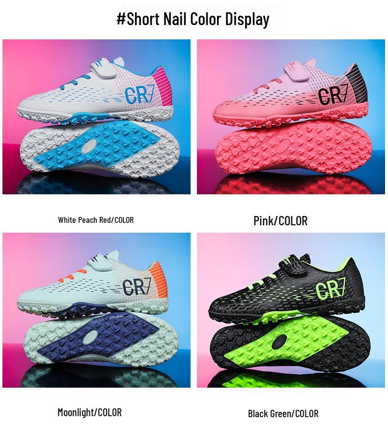 Chaussures de Football Cross New Falcon pour Enfants à Velcro, Crampons Longs Homme, Entraînement Femme, Compétition Pro Jeunesse