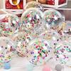 Rainbow Metallic Foil Confetti 8000 Pcs Multicolor Shiny Round Table Confetti for Fill Balloon Wedding Graduation Party Decorations,60g of pack