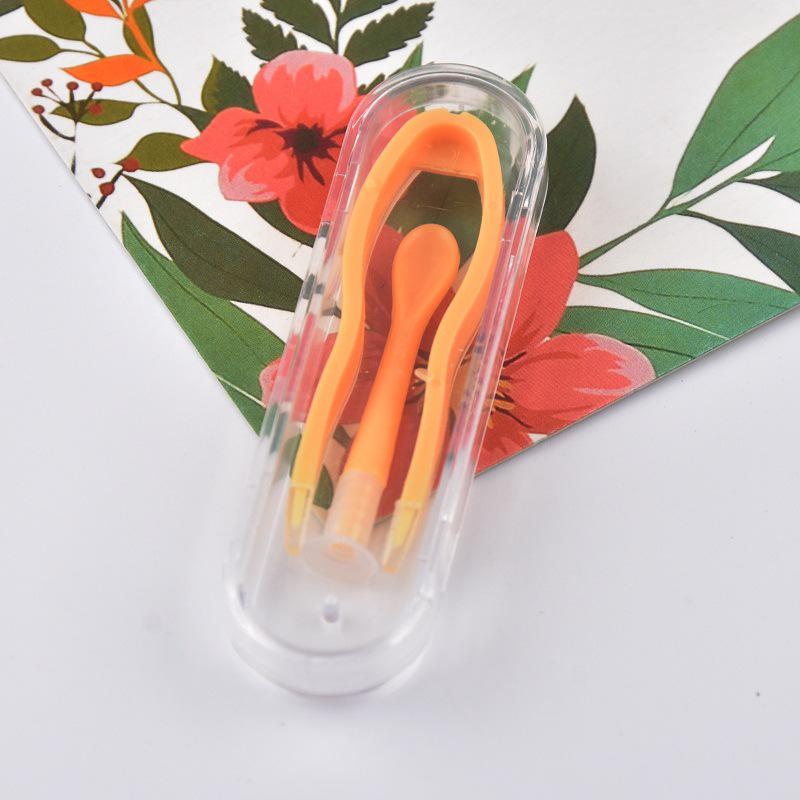 Upgraded Contact Lens Case with Tweezers & Stick - Conveniently Boxed Set
