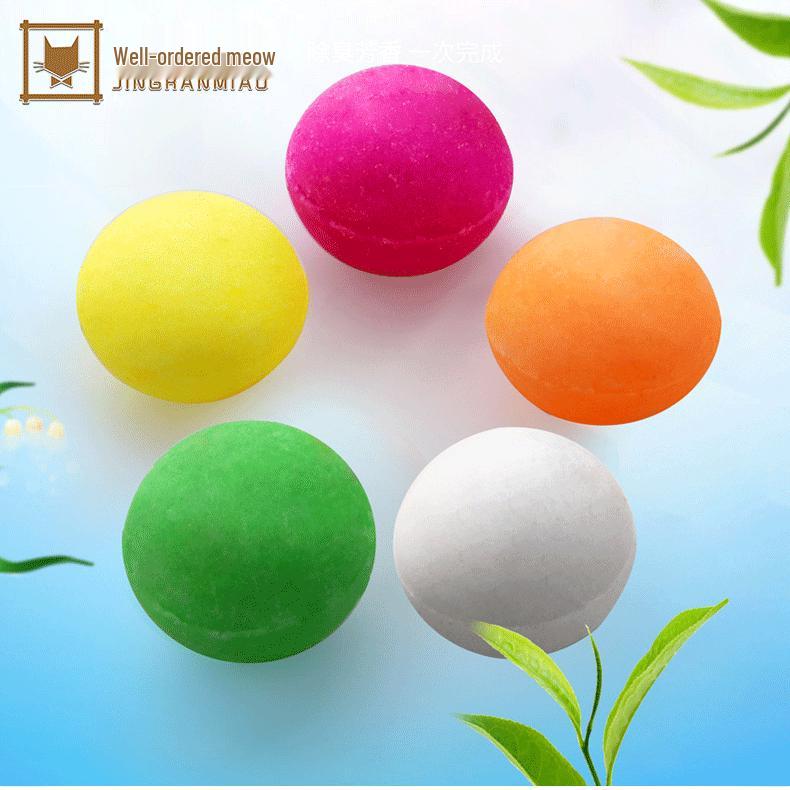 Fragrant Odor-Eliminating Bathroom Essence Balls for Toilets and Urinals