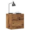 VidaXL Bedside Tables 2 Pcs Old Wood 40x30x40 Cm Engineered Wood, Cabinet, Bedroom Furniture, Stand of 855925