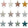 Upgraded Star-Shape Baby Pacifier Hanging Decorations Cute Babies Pacifier Holder Newborn Baby Accessory Cotton-material