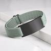Customized Elastic Strap Bracelet for Girl Boys Teenagers,Engrave Words Name Number Stainless Steel Bracelet,Multiple Color