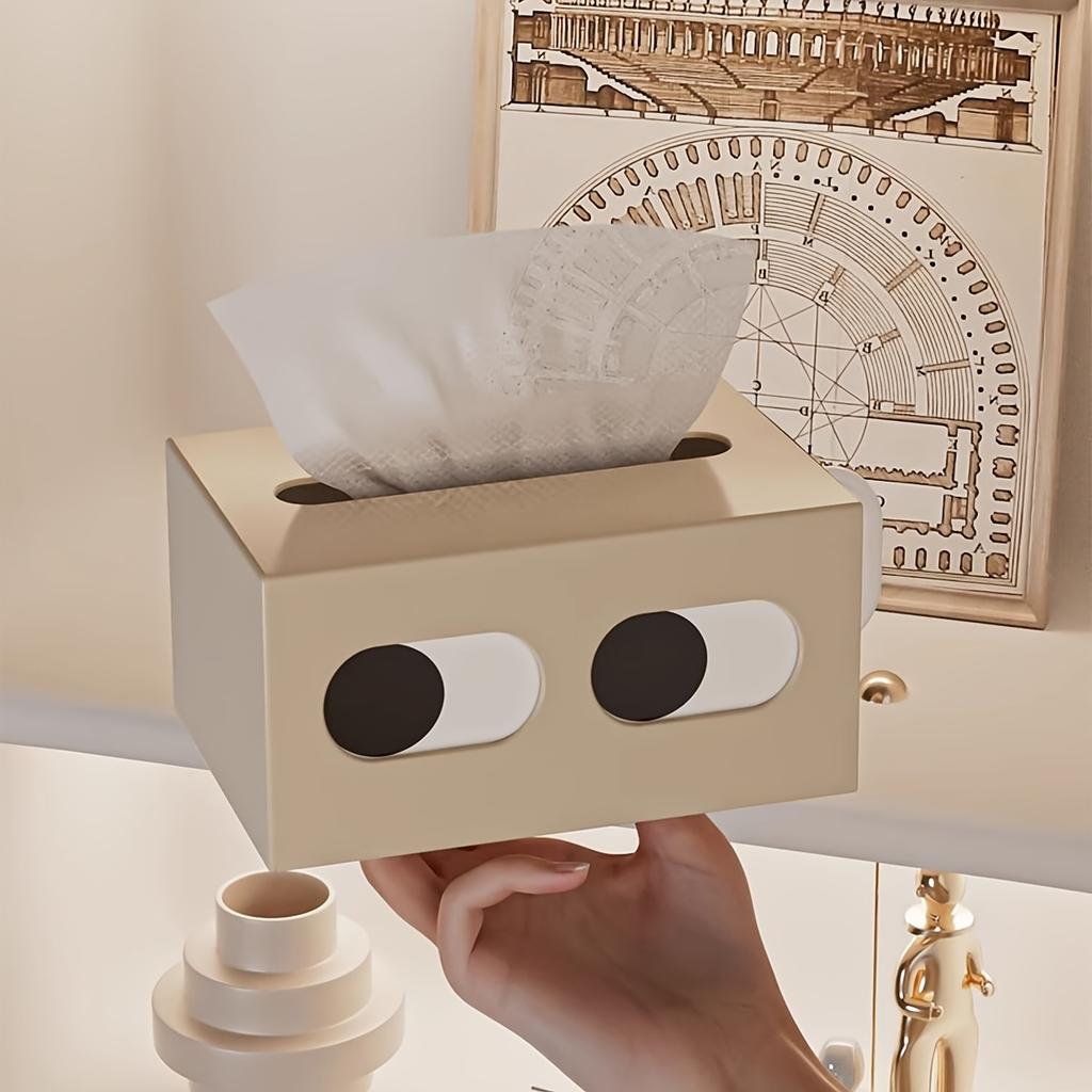 Modern Plastic Waterproof Tissue Box Holder for Car Living Room Creative Multipurpose