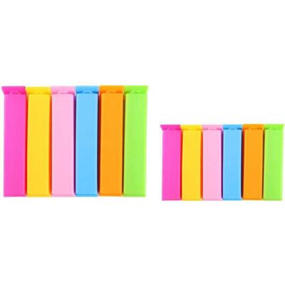 RSINC Different Size Plastic Food Snack Bag Pouch Clip Sealer,Multicolour-12 PCS JL164628128883