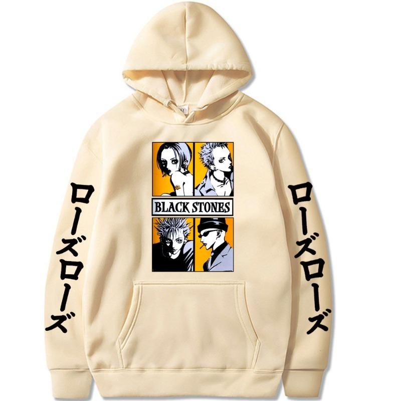 Oosaki Nana Autumn Winter Hoodie Fashion Design Men's Women's Sweatshirt Fleece Oversized Couples Casual Streetwear Hoodies