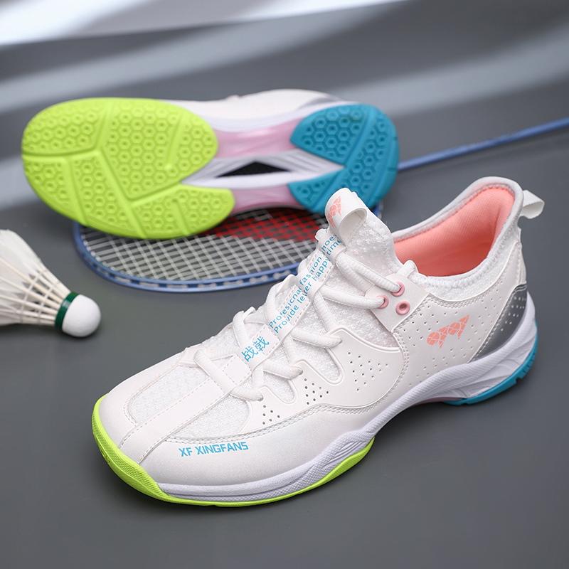 

Весна 2025 новые кроссовки для бадминтона, теннисные кроссовки, легкие, износостойкие, дышащие, спортивные, повседневные, парные кроссовки 36 розовый