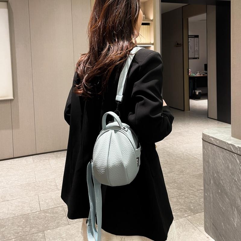 Multifunctional Backpack Women's Shoulder Bag Solid Color Small Bag