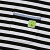 KIRSH X Misaki Kawai Artwork Striped T-Shirt [Black]