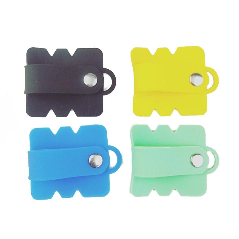 Silicone Earphone Organizer Earphone Wrap Winder Headphone Cord Organizer Cable Winder /Wrap Winder Manager