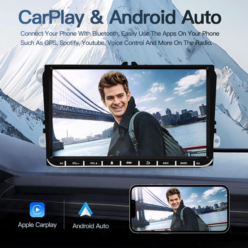 Skoda Roomster, Fabia Combi, Yeti Car Central Control Screen with Backup Camera & Navigation