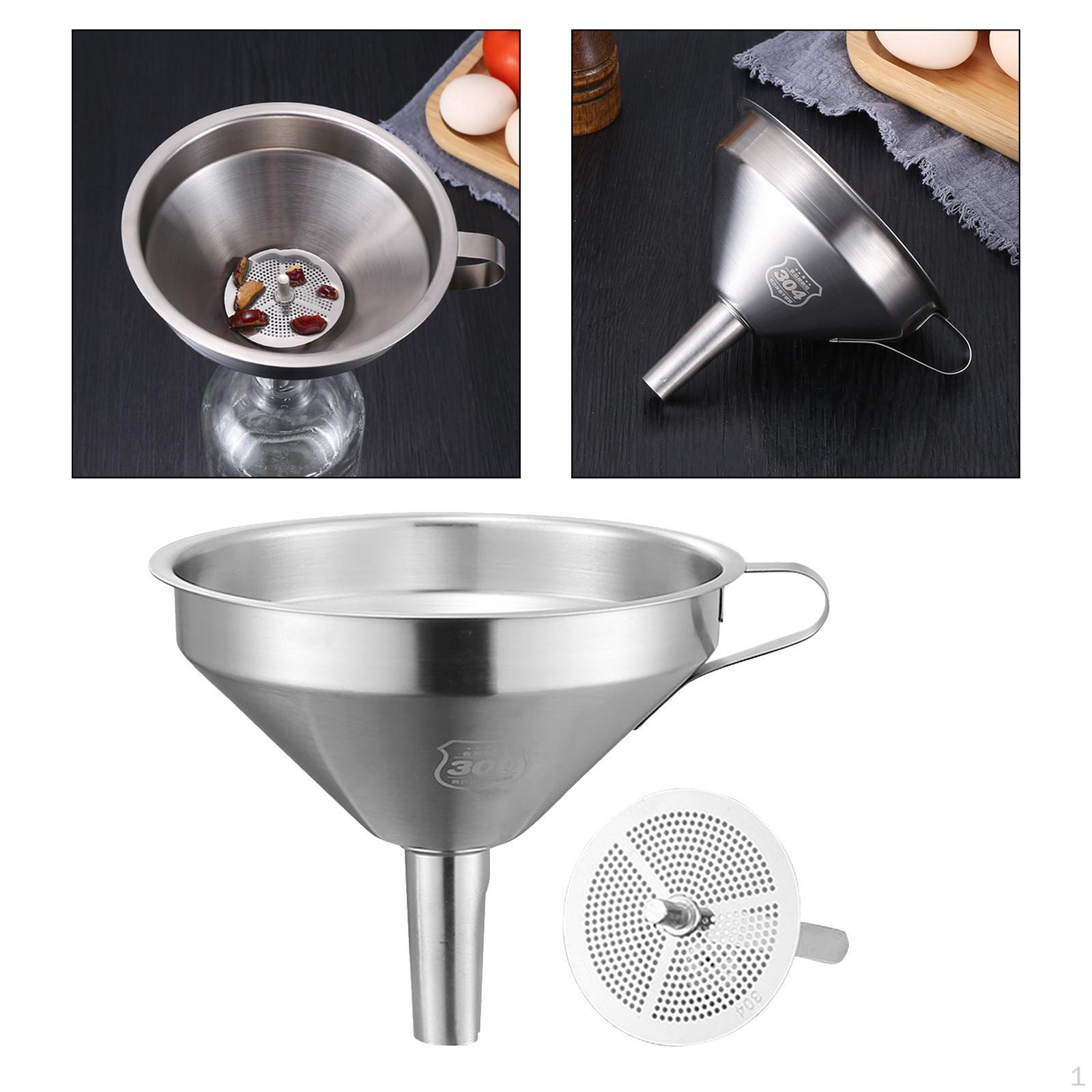 

Кухонні лійки Кухонна лійка зі знімним фільтром Трансмісія Багатофункціональний універсальний інструмент 11cm