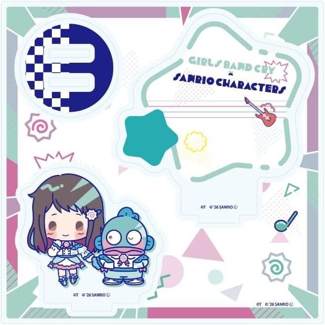 Girls Band Cry x Sanrio Characters 08 Rin x Hangyodon [Collaboration Illustration] Acrylic Stand Plate