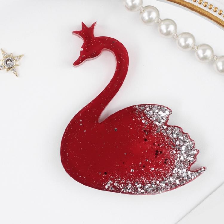 Perfect Silicone Jewelry Mold for Resin Crafting Swan Pegasus Horse Carriage Designs Holiday Ornaments and Easy Use