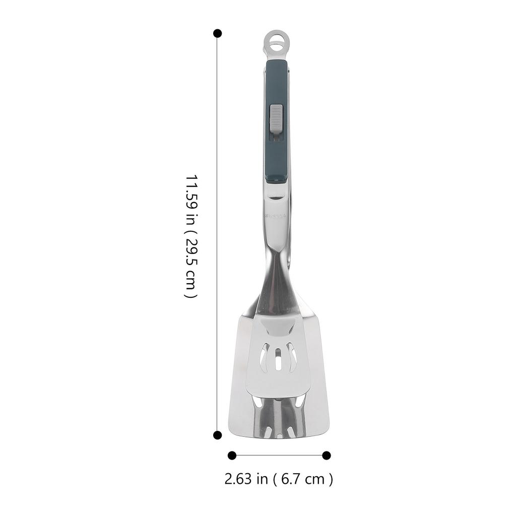 Steak Spatula Tong Creative Stainless Steel Clip Clamp Nonstick Kitchen Cooking Tool Bbq Frying Fish Flipping Food Spatula Tong