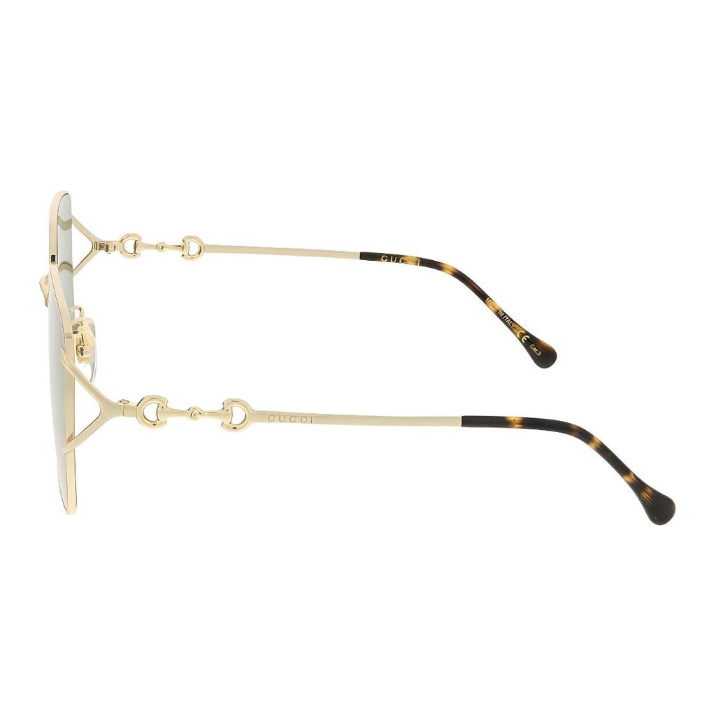 Gucci Metal Frame Square Sunglasses Unisex sunglasses GG1018SK-002
