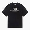 The North Face White Label Signature Short Sleeve Round Tee Black Nt7ur26k