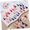 OUNONA 50-Piece Mini Tassel Set with Rings for Keychains, Handmade Charms, Fringe Parts, and Small Decorative Parts for Jewelry Making
