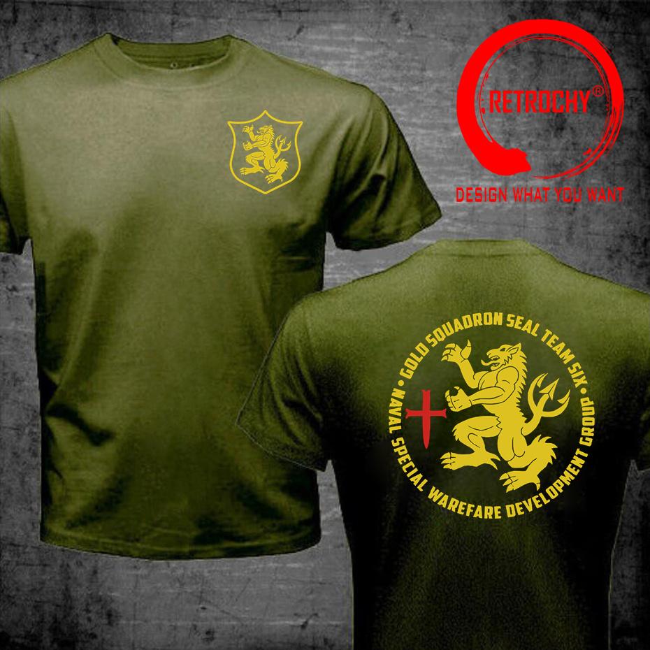 Nswdg Devgru Gold Squadron Seal Team Six Tshirt Cotton Oneck Summer Short Sleeve Casual Unisexs Tshirt Big Size S5xl Clothing