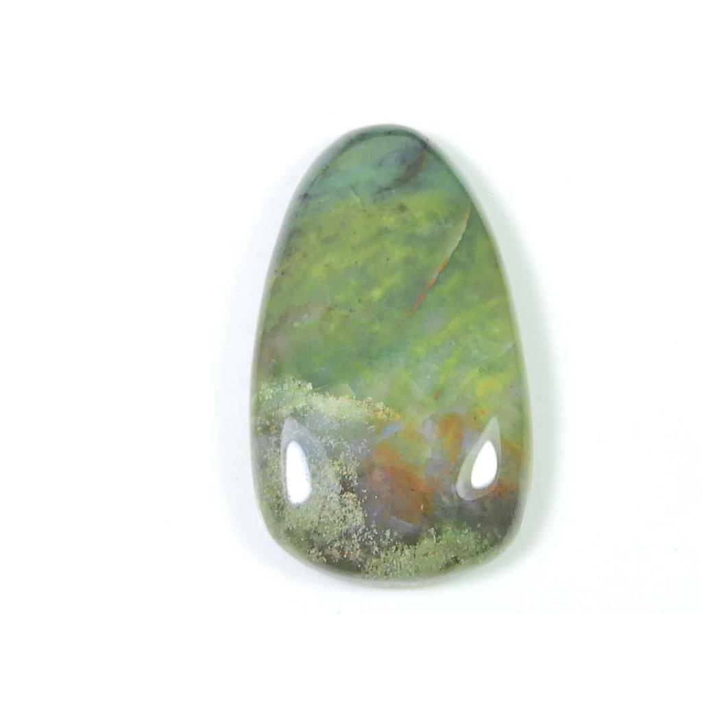65Cts. Natural Affrican Bloodstone Oval Cabochon Loose Gemstone 25X43X07 MM SK-1832