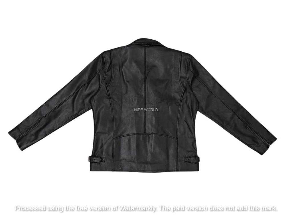 Motorcycle Biker Men's Leather Jacket BLACK Handmade Stylish Real Soft Lambskin
