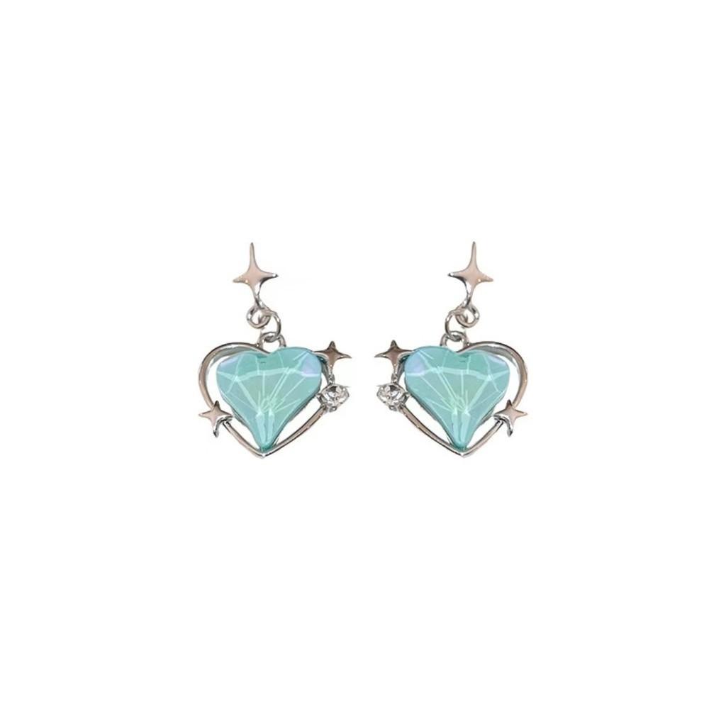 Alloy Earrings Heartstar For Women 2023 Creative Fashionable Summer Jewelry