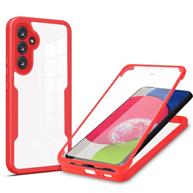 Clear Full Body 360 Protector Case For Samsung Galaxy S23 Ultra S22 S21 Plus A04s A53 Xiaomi Remid Note 11 iPhone 14 13 12 Pro Max Soft Silicone Cover