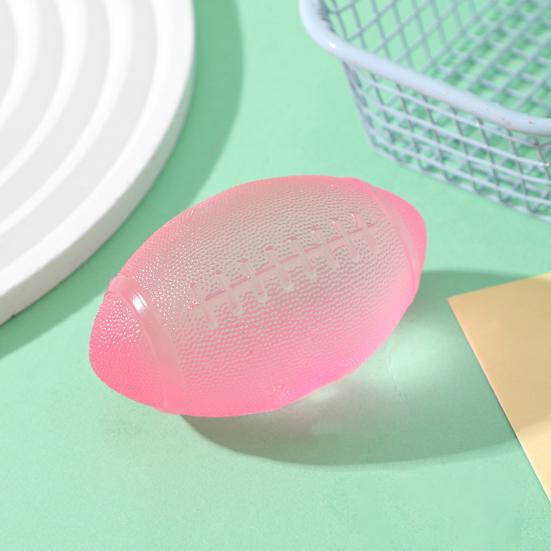 Clear Sports Ball Squeeze Toy Stress Relief Mini Basketball Baseball Football Soccer Fidget Toy Decompression Stress Ball Sports Lover Gift