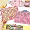 Kawaii 3D Cartoon Doll Apartment Miniature Scene Stickers DIY Pocket House Stacking Game Stickers Children's Festival Gifts